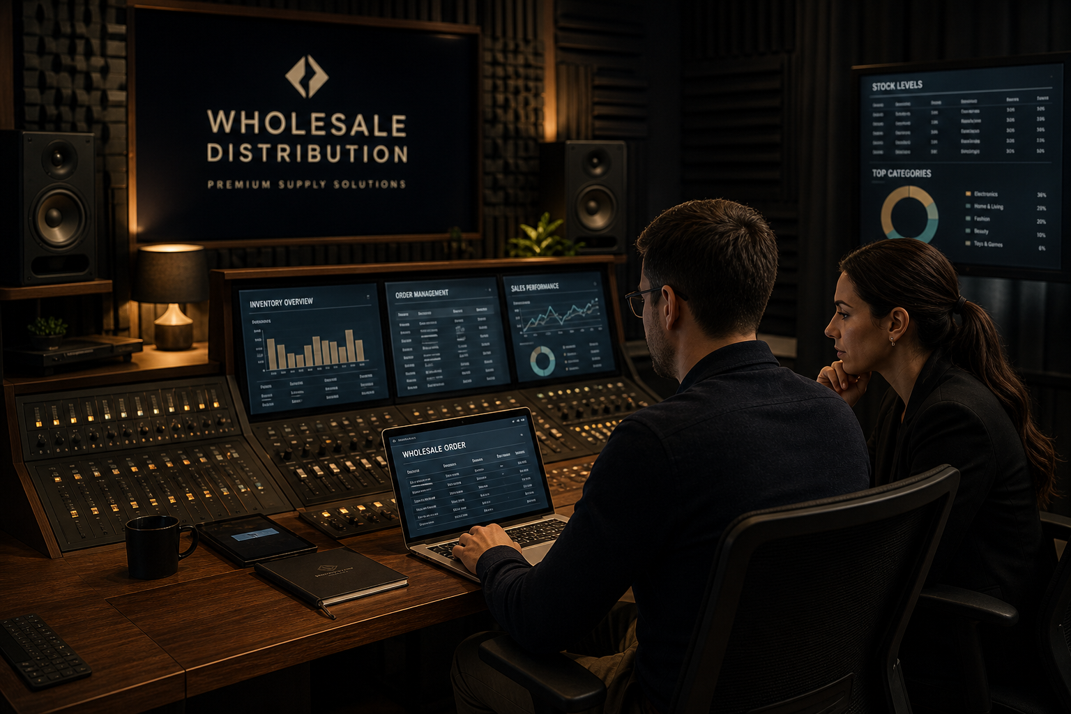 LIFENEX LTD wholesale distribution operations workspace with precision control environment